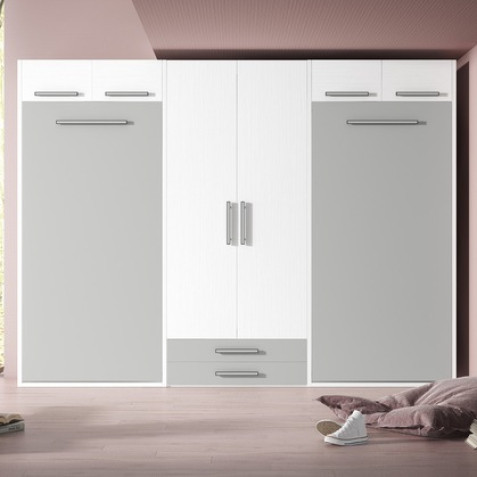 Cama abatible infantil y juvenil con escritorio: ideas para habitaciones compartidas y espacios reducidos