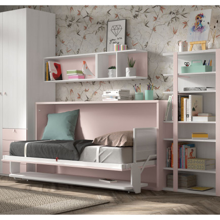 ¿Tienes una cama abatible juvenil? Añade estos detalles y cambia tu cuarto por completo