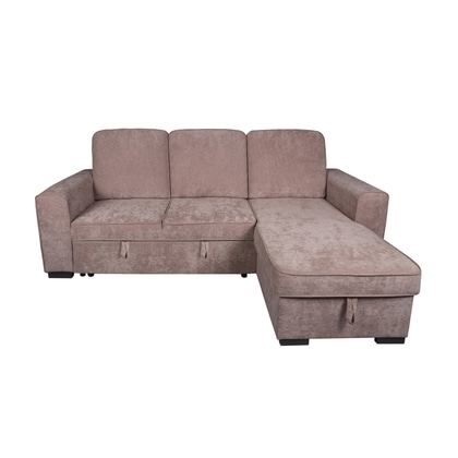 Sofá Cama Malva con Chaise Longue y Triple Tirador