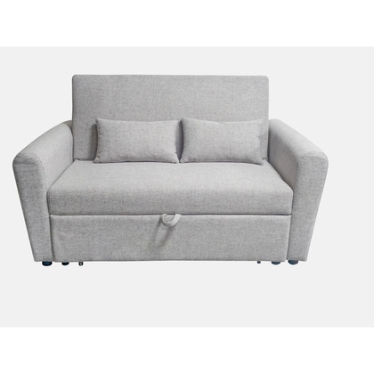 Sofá Cama Gris con Brazos