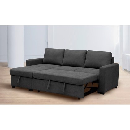 Sofá Cama Paton con Chaise Longue y Arcón