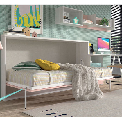 Cama Abatible Horizontal con Patas de Refuerzo