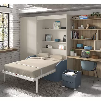 CAMA ABATIBLE VERTICAL CON SOFA