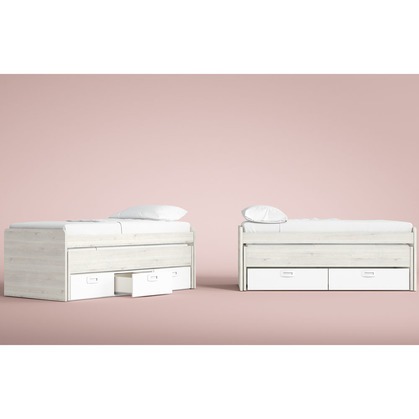 Cama compacta + 2 contenedores almacenamiento EX J507