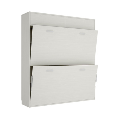 ¡Ahorra espacio con la litera abatible doble y altillo MJ A8162!