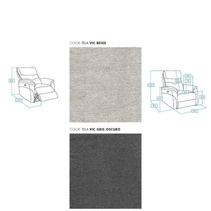 Sillón relax con mecanismo eléctrico ATL-Crta: ¡Descubre la comodidad sin límites!