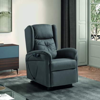 ¡Relájate en estilo con el sillón relax eléctrico de 2 motores modelo JAN-CTRA!