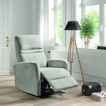 ¡Relax total con el sillón eléctrico de microfibras LIM-CTRA!
