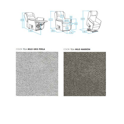 Descansa en el lujo del sillón relax eléctrico LON-CTRA