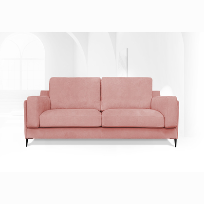 Sofá FLR-ZN: estilo minimalista en rosa pastel para hoteles modernos