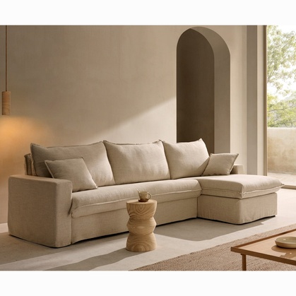 Sofá Cama Chaise Longue MP-NDRCH: Amplio y Confortable en Forma de L