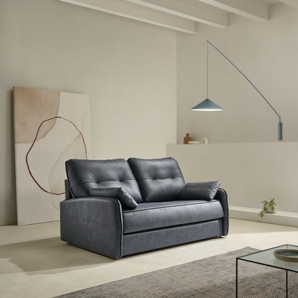 Sofá Cama MP-SN: Estilo Moderno en Gris con Apertura Rápida