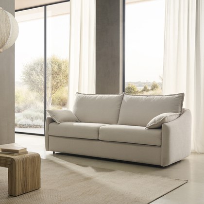 Sofá cama italiano con brazos curvos MP-TNA