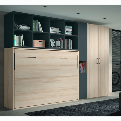 Cama abatible horizontal 135 con altillo F260-BIS 1