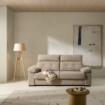 Sofá cama beige para hotel con apertura italiana MP-KT