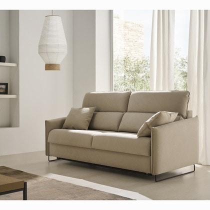Sofá cama beige hotelero con apertura italiana MP-GLD