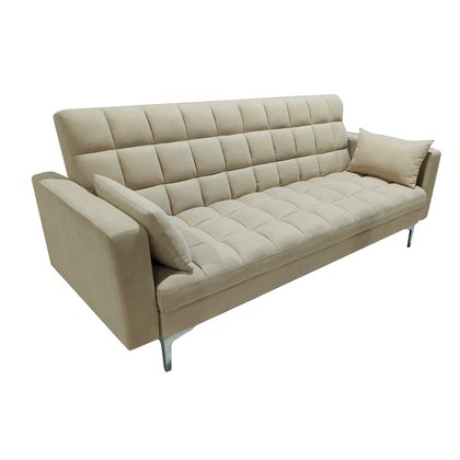 Sofá cama 3 plazas X-512 VTX con cama oculta y tapizado beige